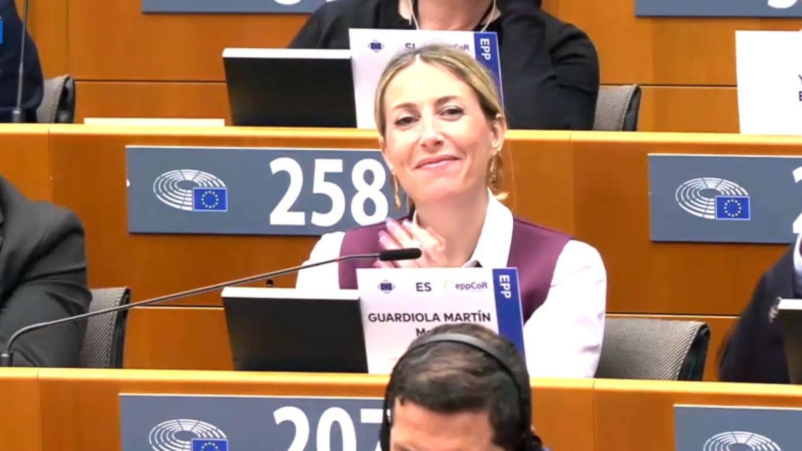 María Guardiola duranta su participación en el Pleno del Comité Europeo de las Regiones