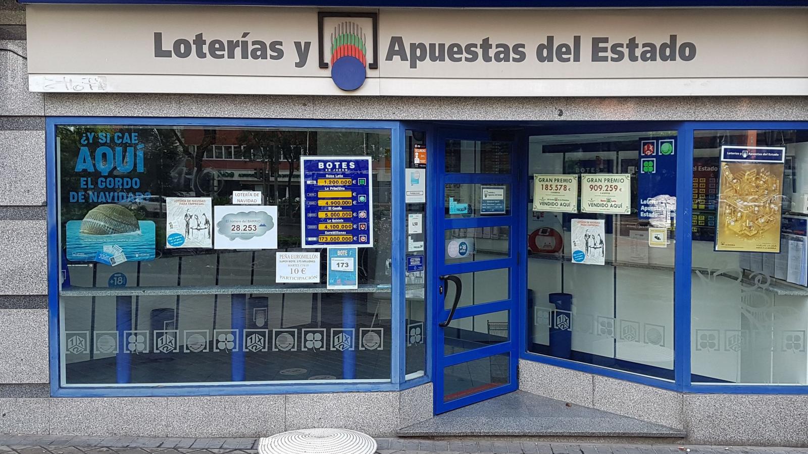 Imagen de una administracion de loterias