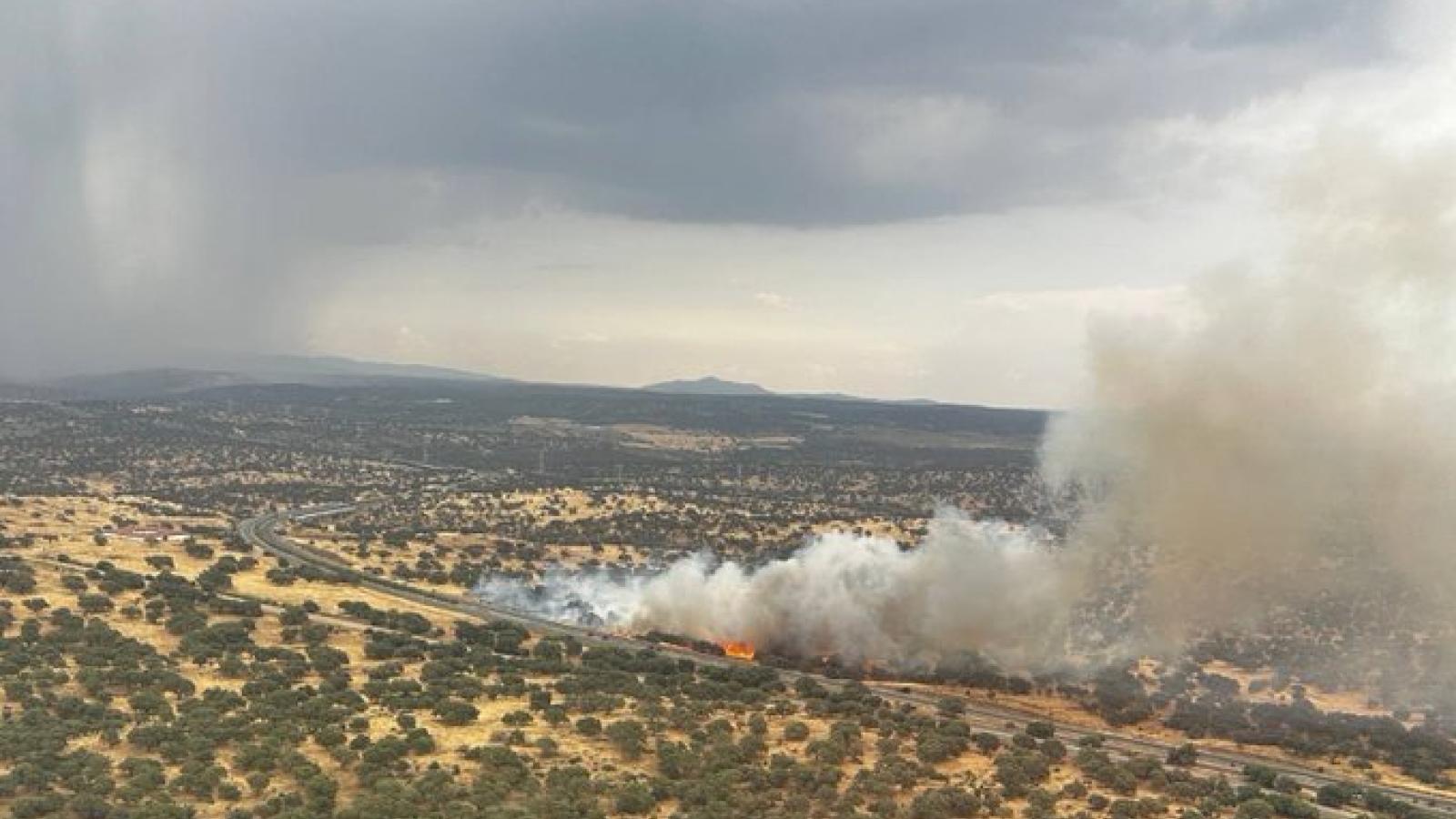 INCENDIO EN A-58