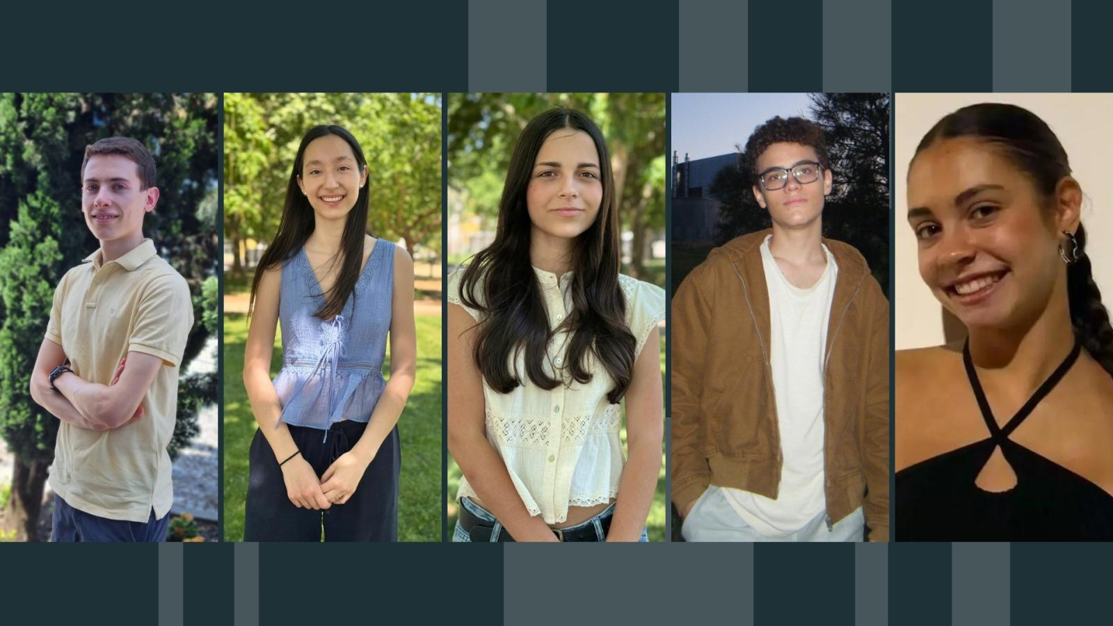 (De izq. a der.) Javier Parra, Olivia Mosquera, Irene Molina, Hugo Castilla y Laura Prieto