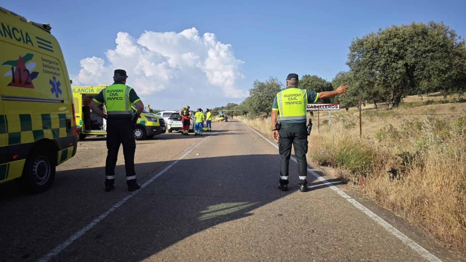 Accidente de tráfico en Valdecaballeros