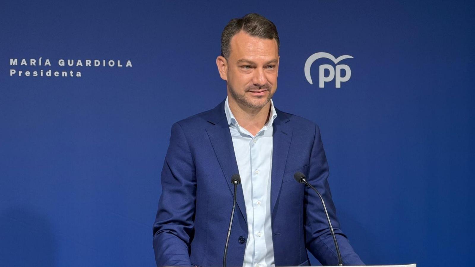 Luis Miguel Núñez, portavoz del PP de Extremadura