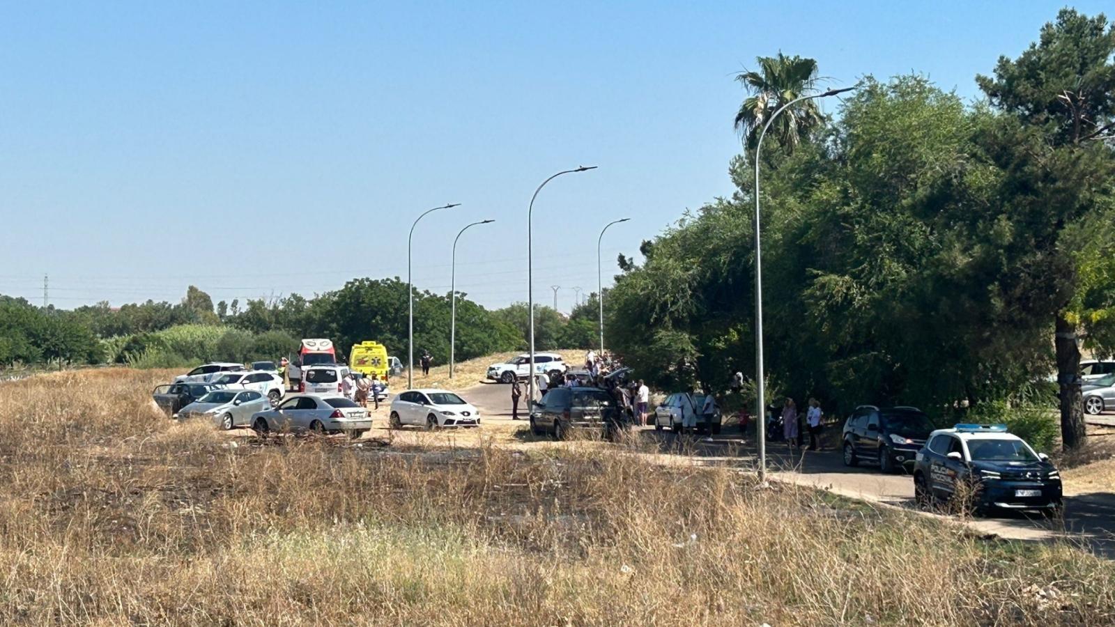 Barriada de Tulio, en Badajoz