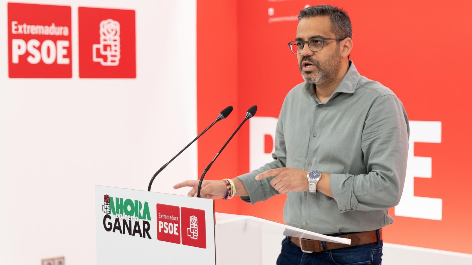 Manuel González Andrade. Portavoz del PSOE de Extremadura