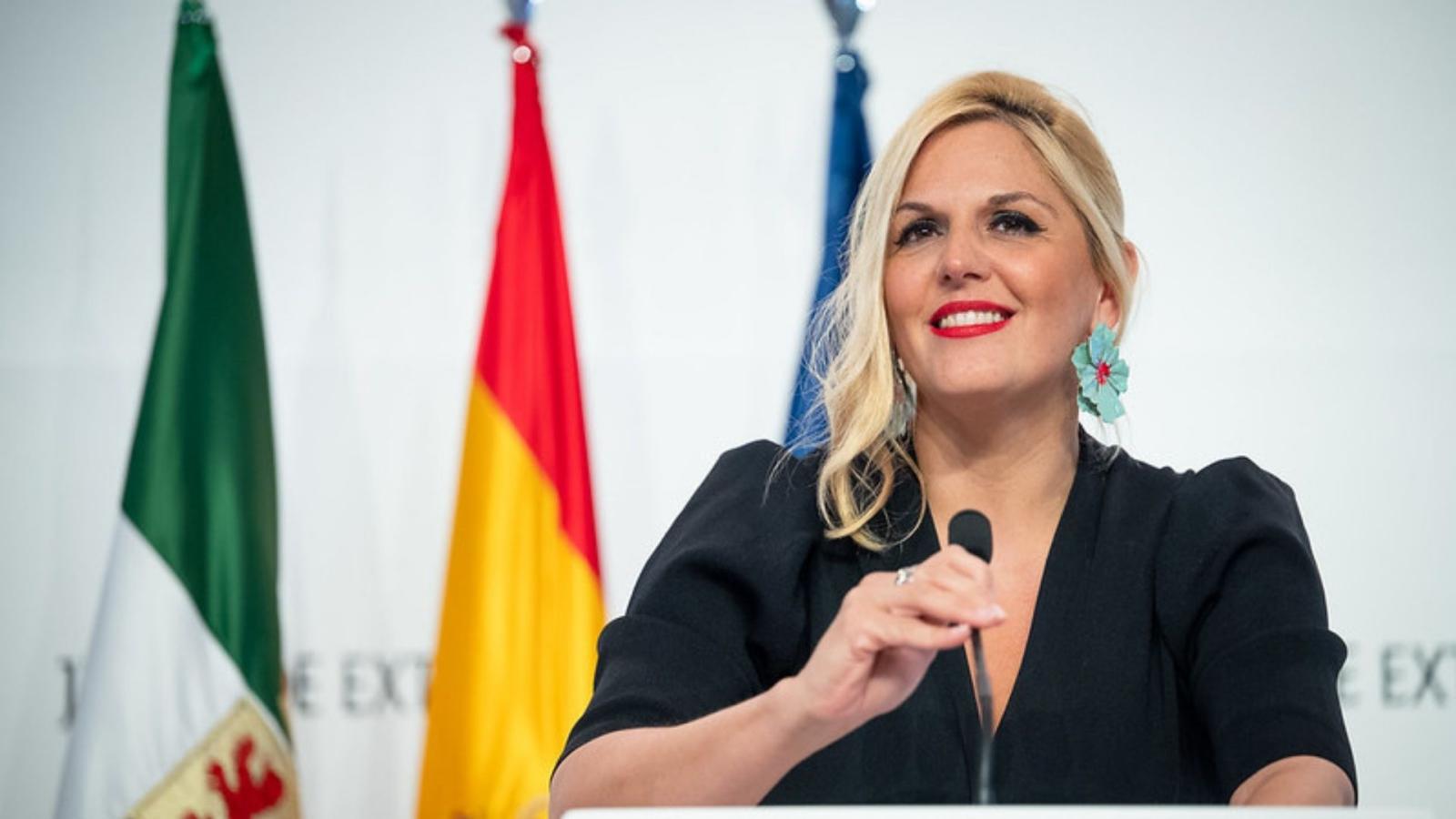 Elena Manzano, portavoz de la Junta de Extremadura