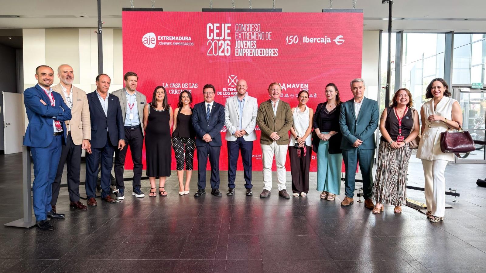 Asociación de Jóvenes Emprendedores de Extremadura durante el Congreso