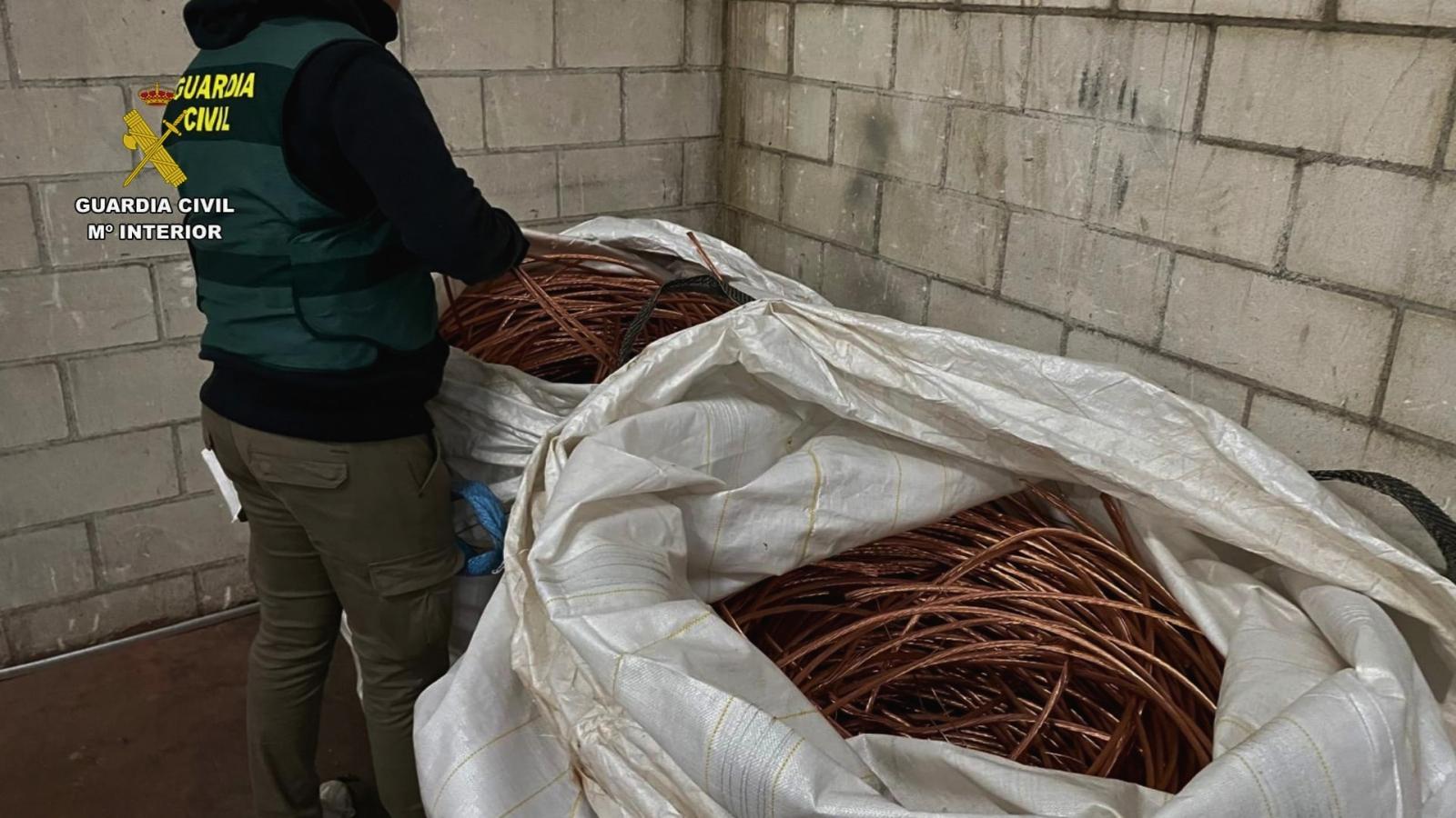 Operación robo de cobre en Las Villuercas