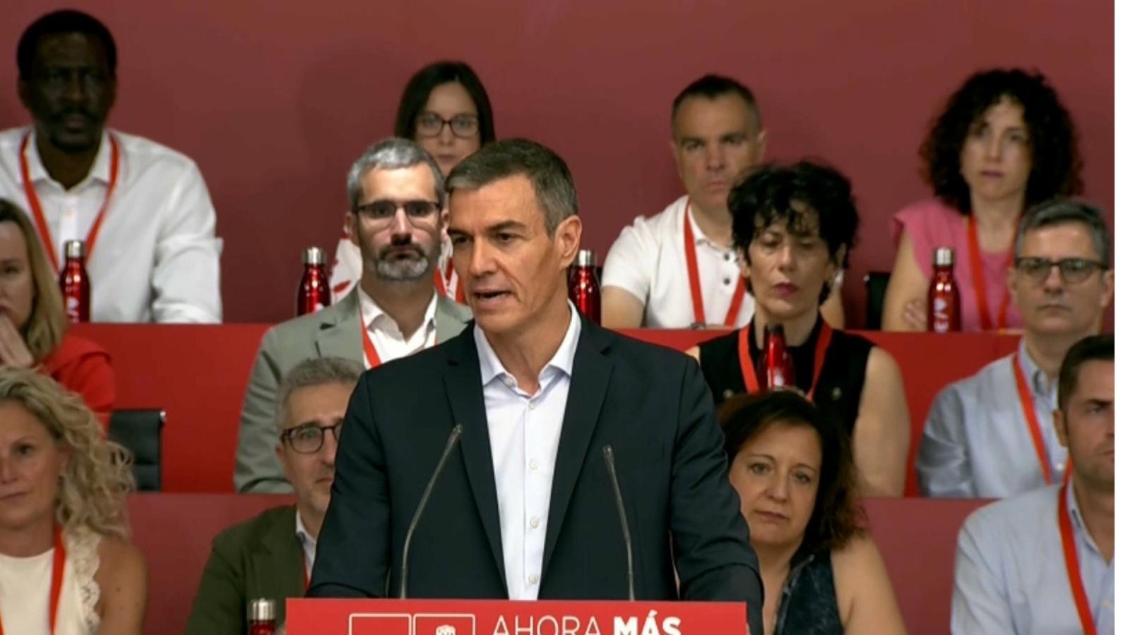 Pedro Sánchez. Comité Federal del Psoe. Madrid