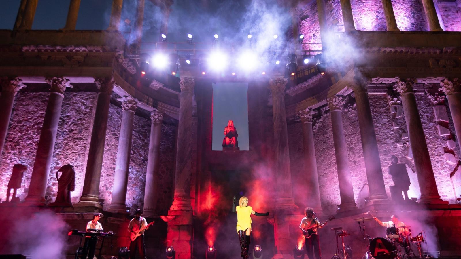 Ana Torroja en el Teatro Romano de Mérida