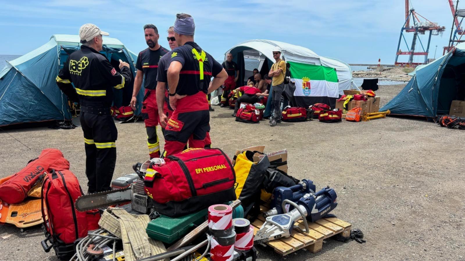 Bomberos del CPEI de la Diputación de Badajoz en Venezuela