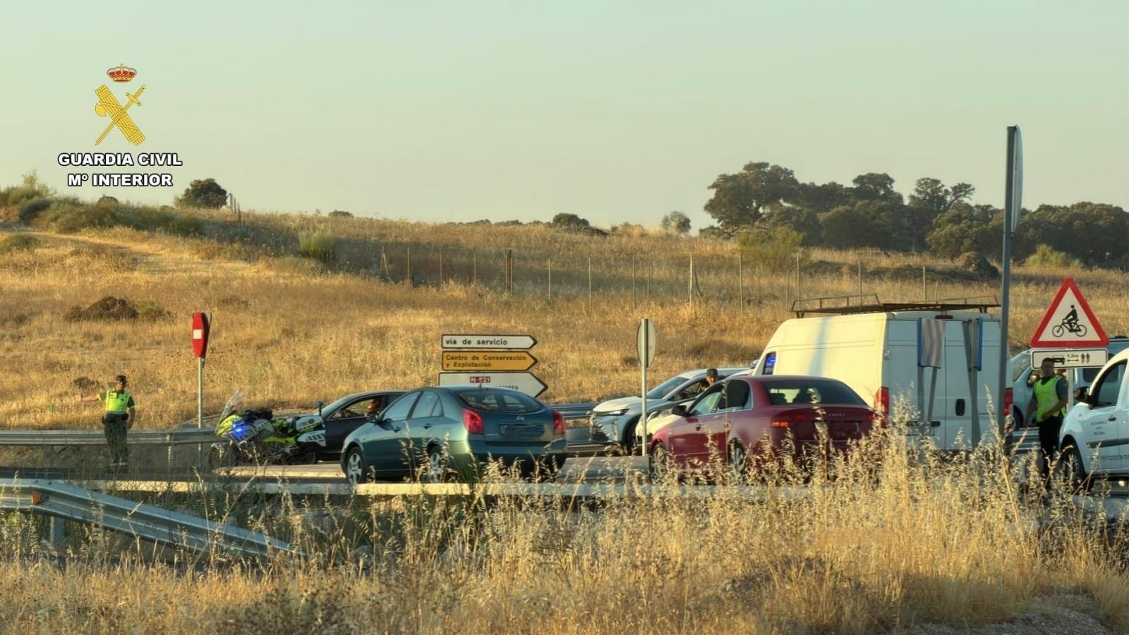 Accidente de tráfico en la N-521