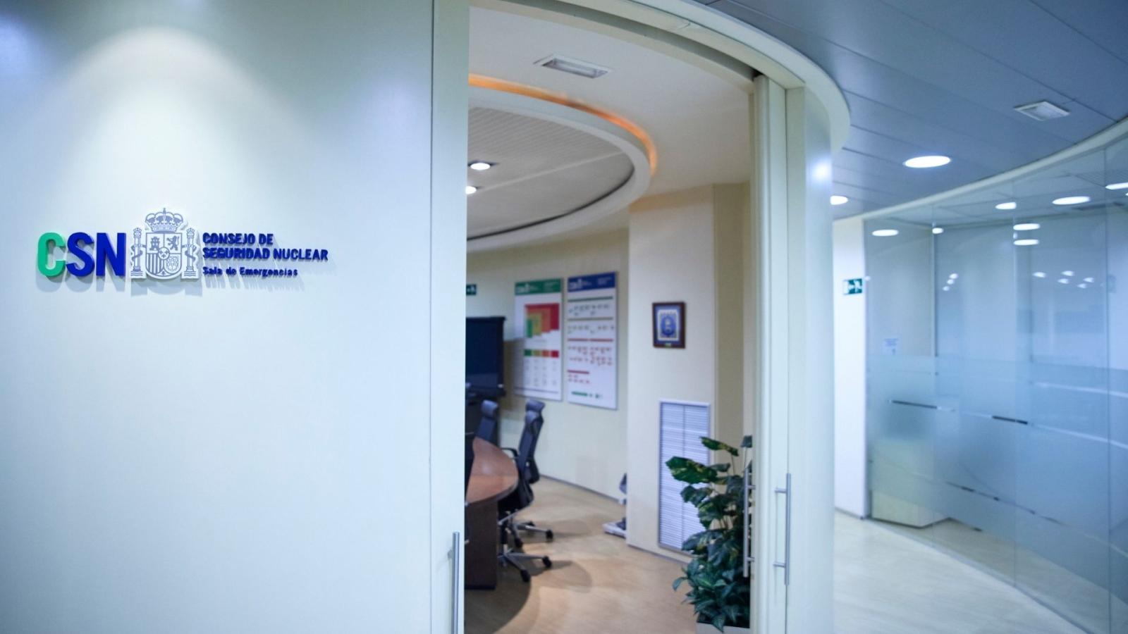 Sala de Emergencias de la sede del Consejo de Seguridad Nuclear (CSN)