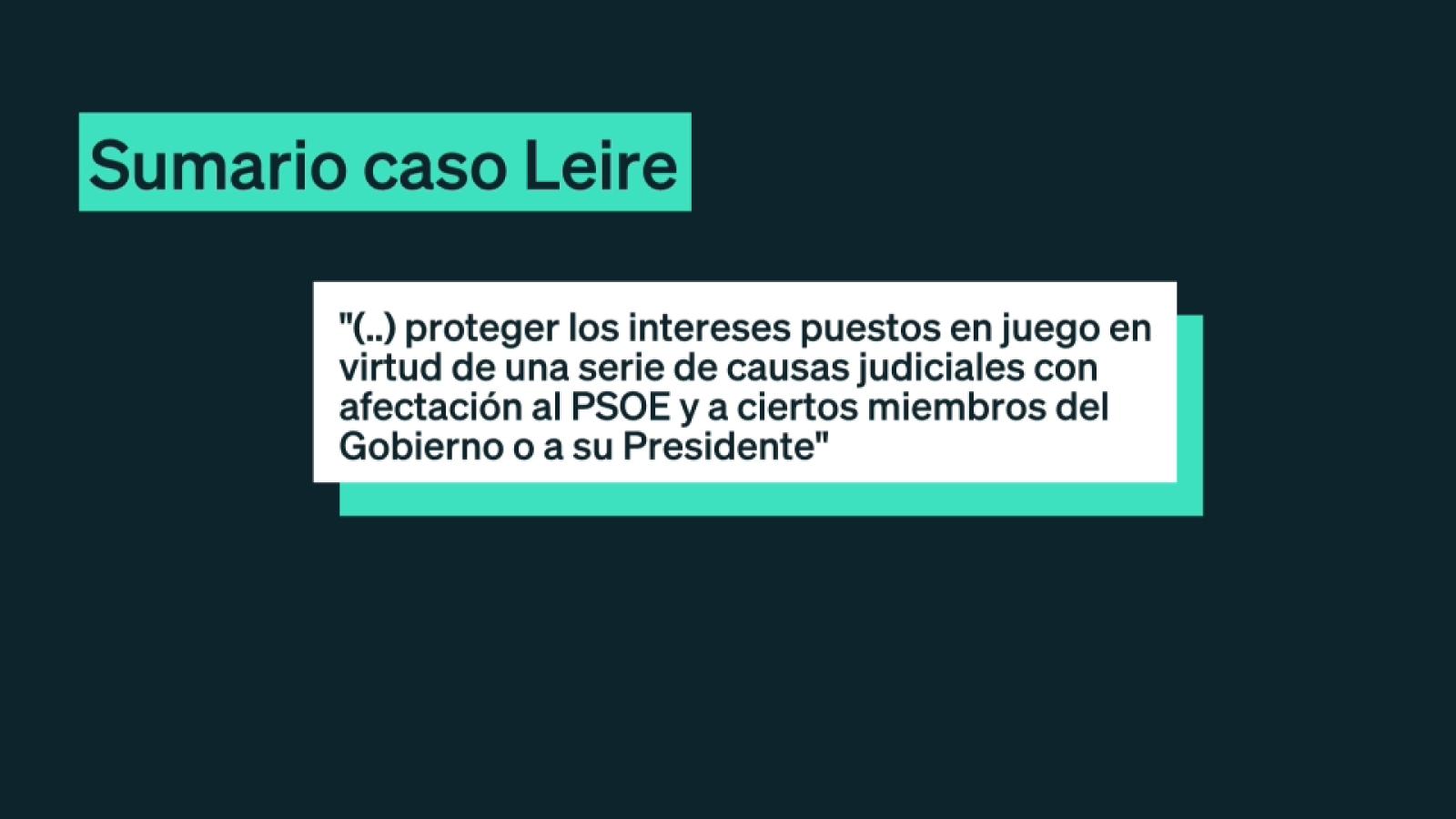 Extracto del sumario del Caso Leire