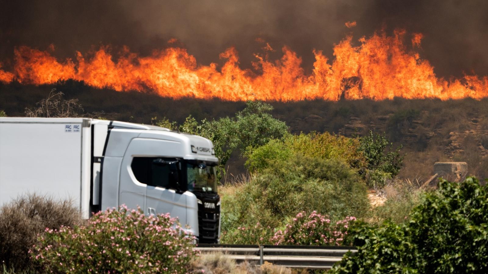 Incendio Los Gallardos