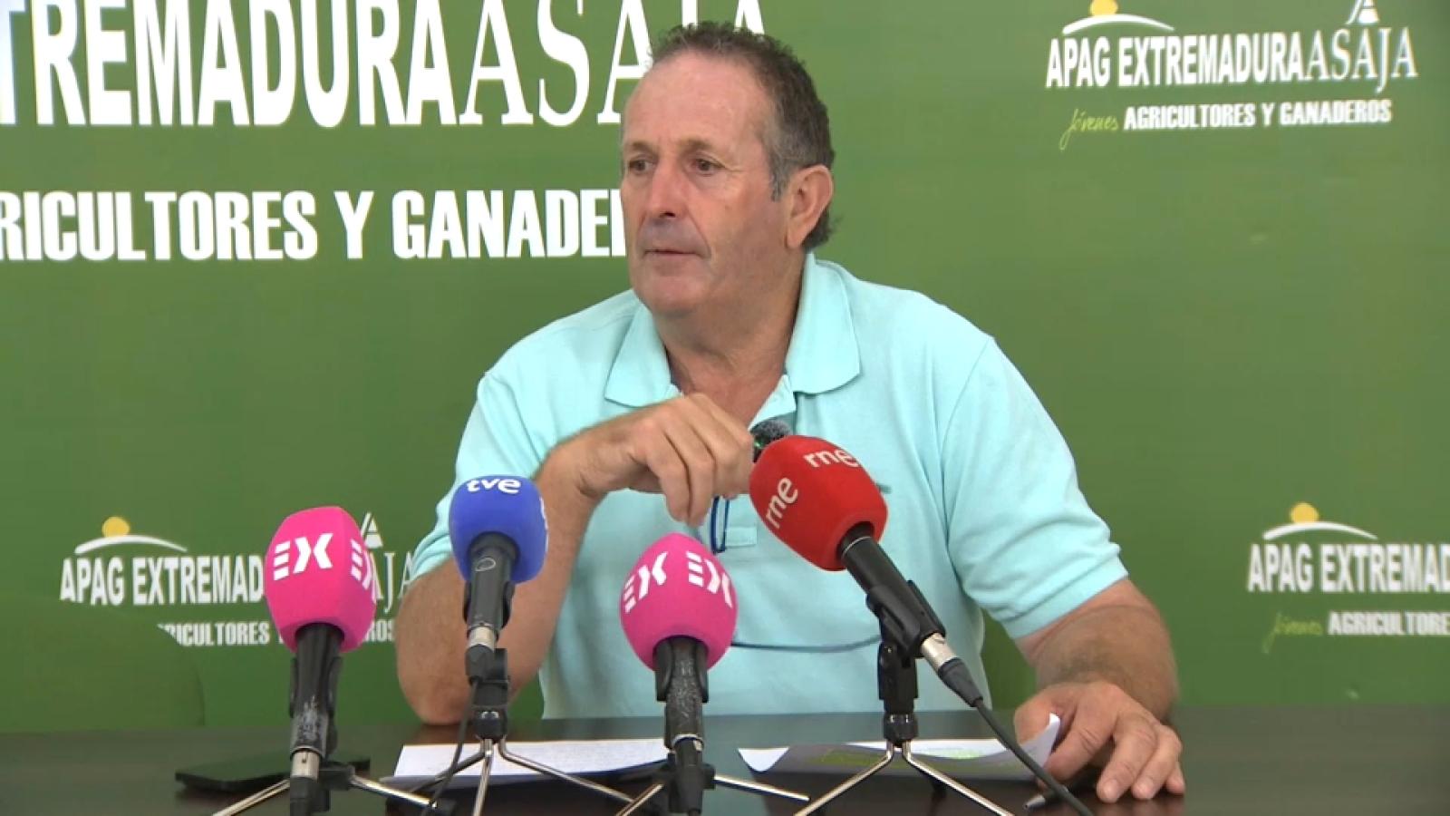 Juan Metidieri, presidente de Apag Extremadura Asaja
