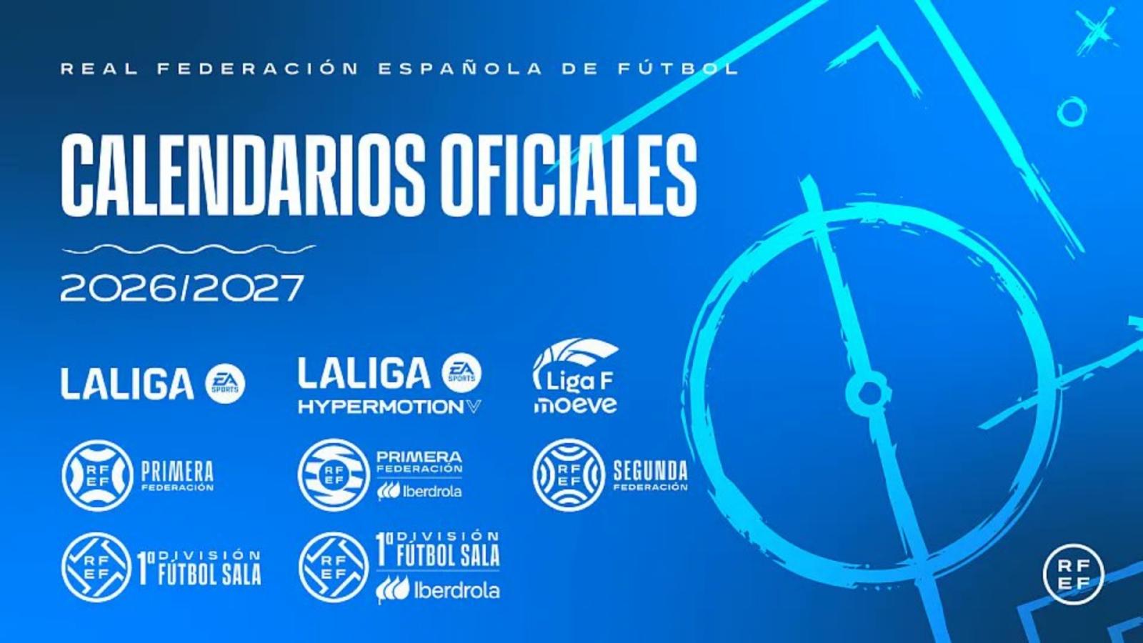 Calendario de competiciones temporada 2026 / 2027
