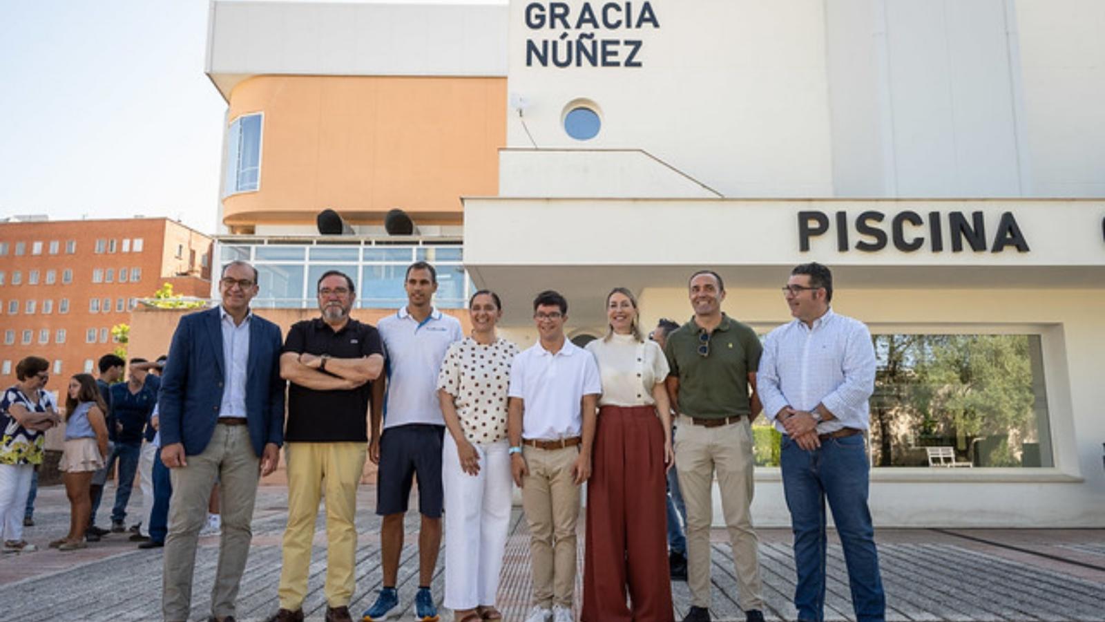 La Junta de Extremadura da el nombre del nadador Guillermo Gracia Núñez a la piscina climatizada del CNTD 'Ciudad Deportiva' de Cáceres