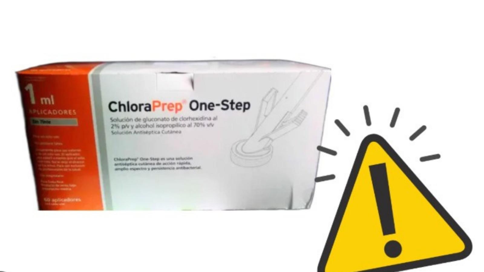 ChloraPrep medicamento retirado