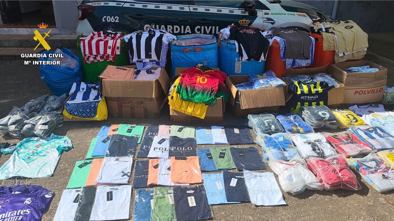 Camisetas falsificadas