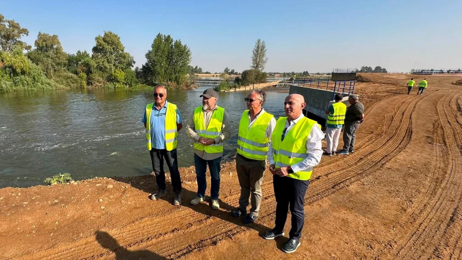 Concluyen las obras de los dos azudes del río Guadiana a su paso por Badajoz tras una inversión de 8 millones