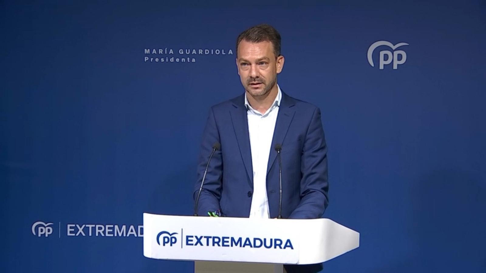 Luis Miguel Núñez. Portavoz del PP Extremadura