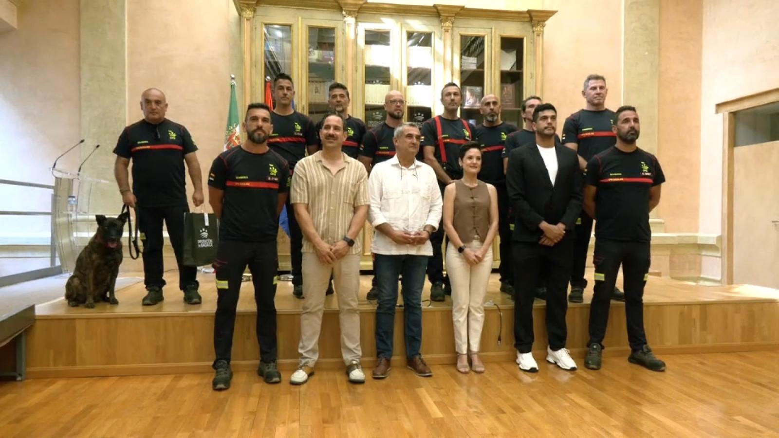 Los bomberos de la Diputación de Badajoz regresan de Venezuela