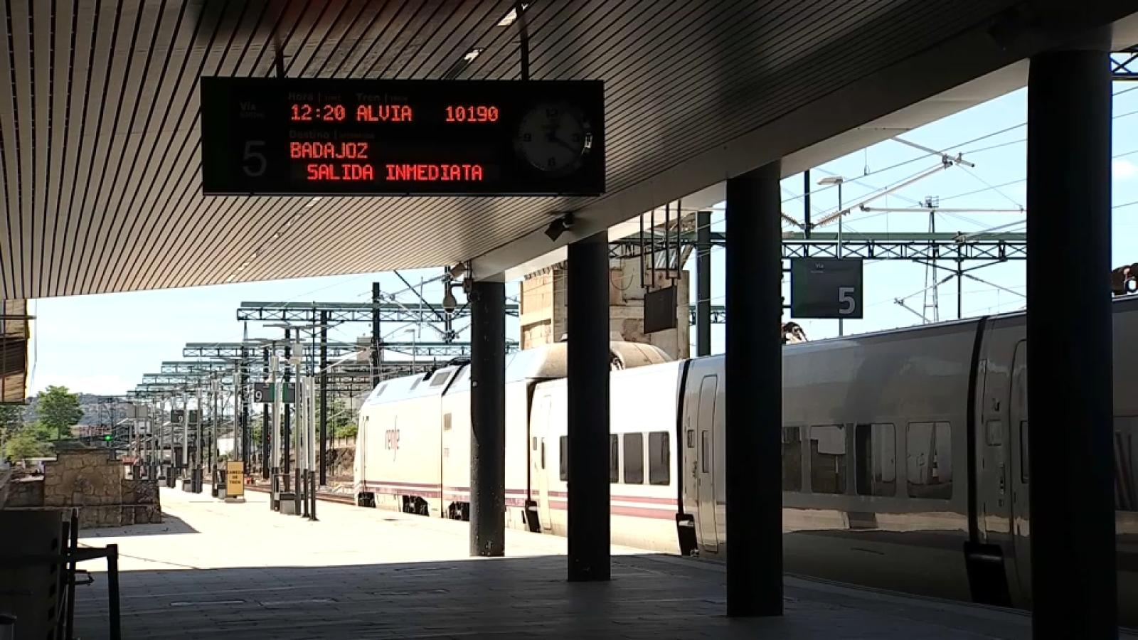 Estación de tren de Extremadura en una imagen de archivo