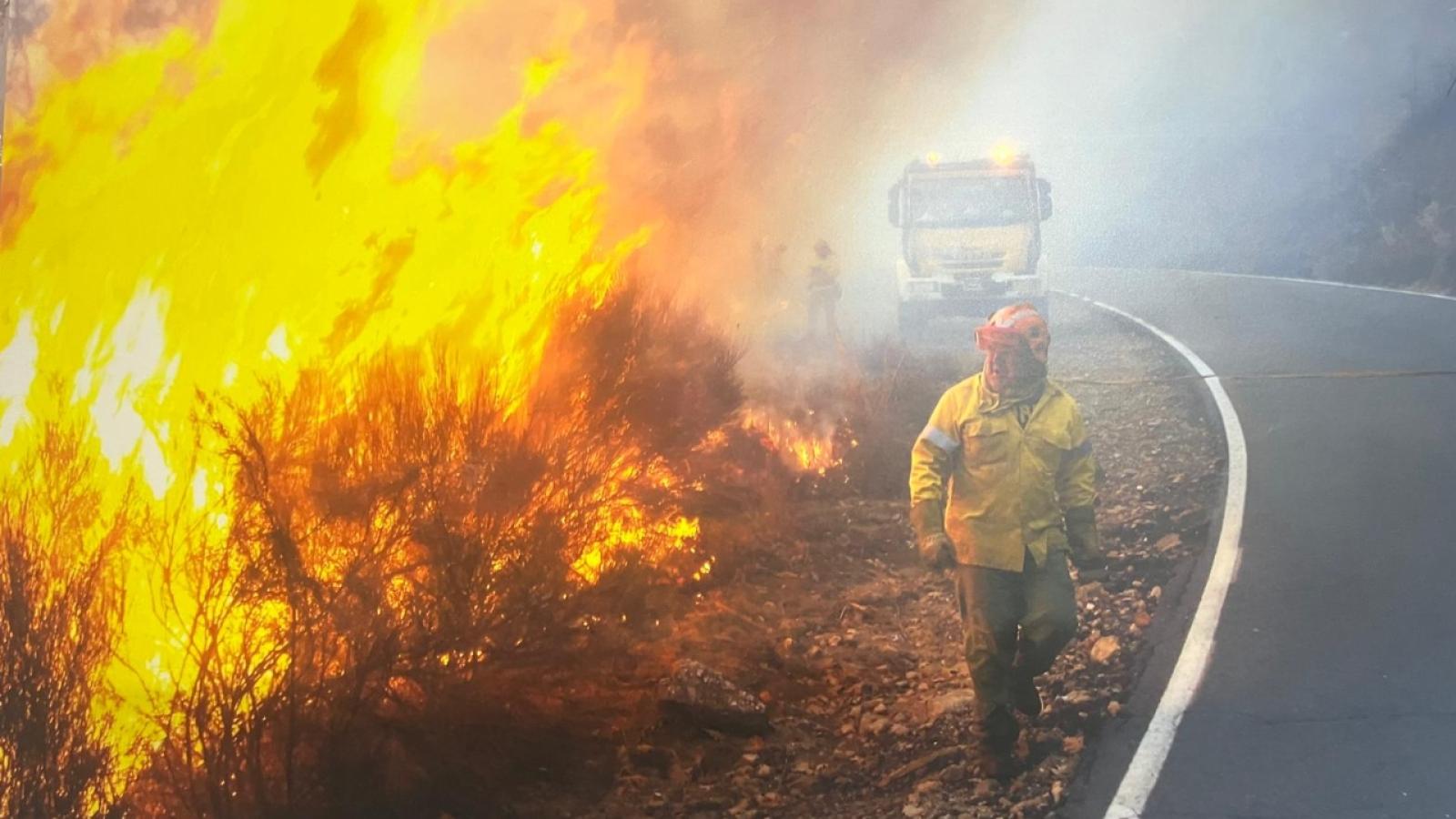 Cándido Hernández se jubila tras toda una vida dedicada a apagar incendios forestales