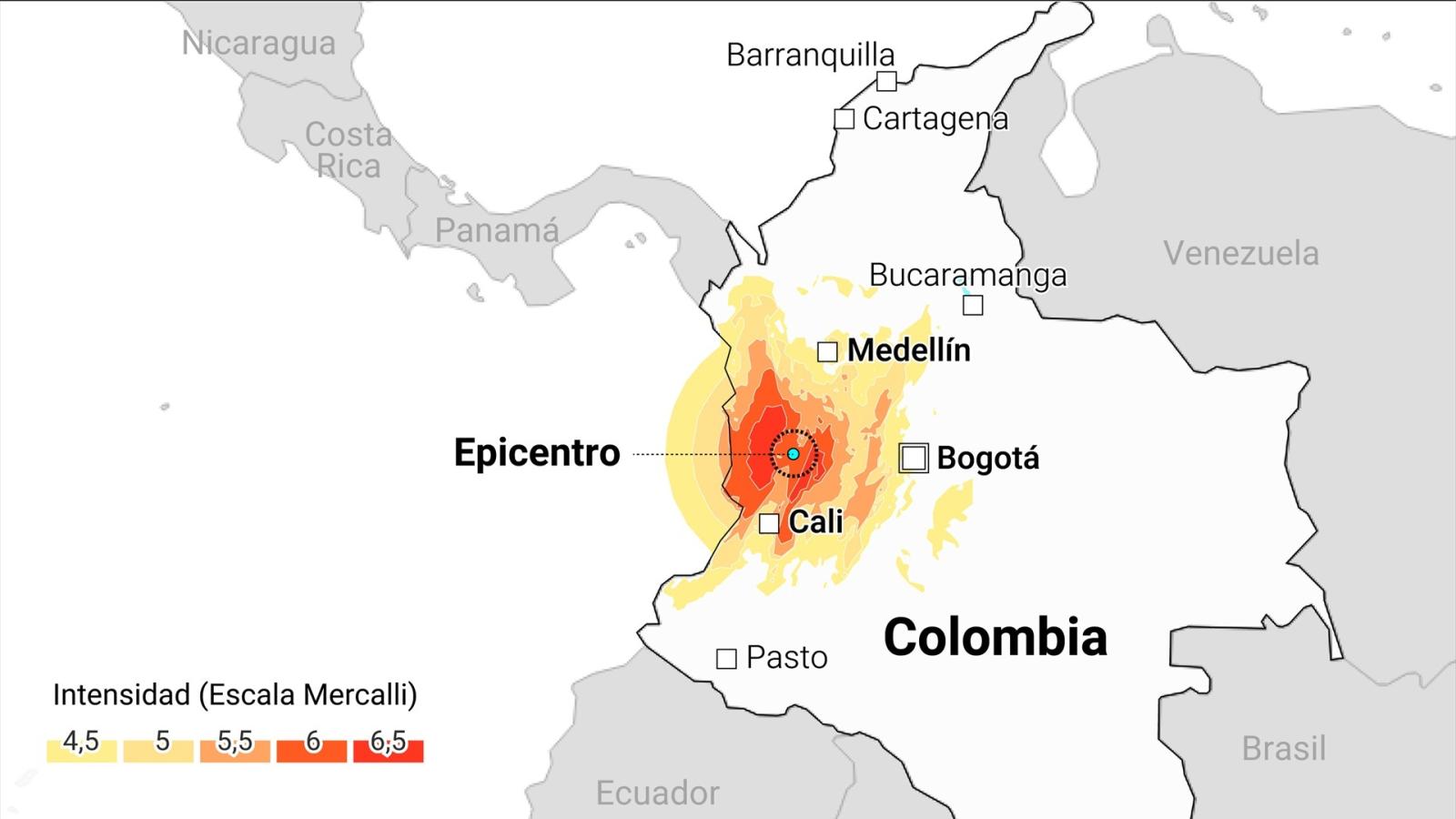 Terremoto Colombia