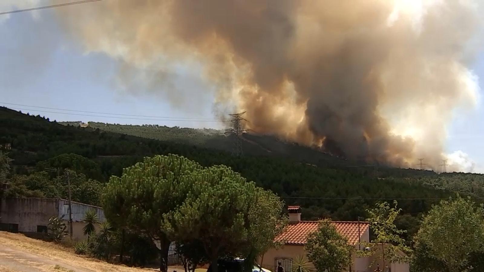  Activada la situación Operativa 1 del Plan Infocaex por el incendio forestal de Casas de Millán