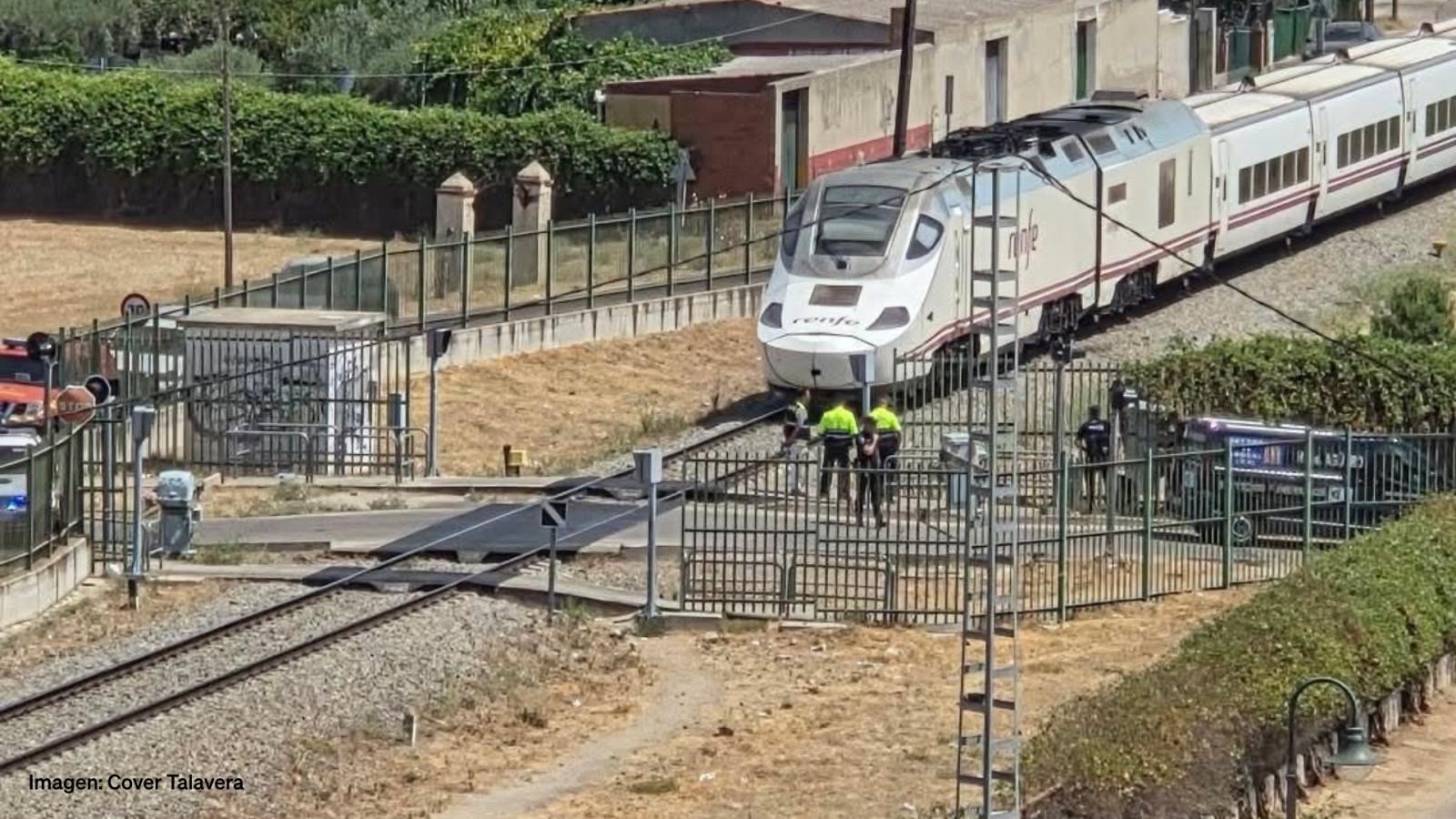 Cortada la circulación ferroviaria tras arrollar el tren a una persona a la altura de Talavera de la Reina. 