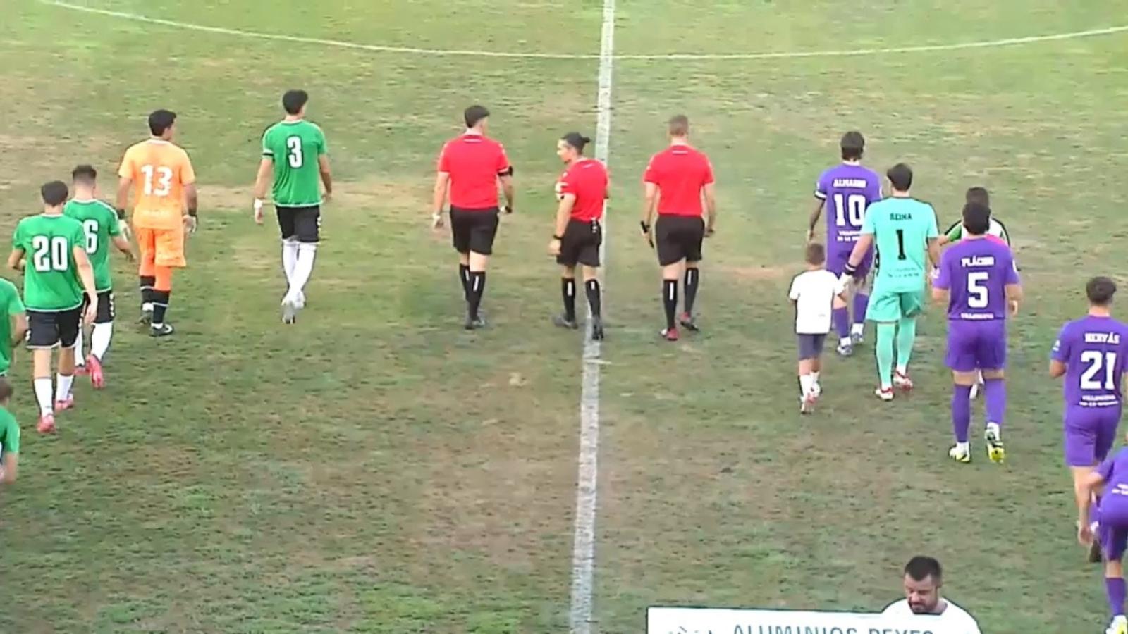 El CP Cacereño y el CF Villanovense 