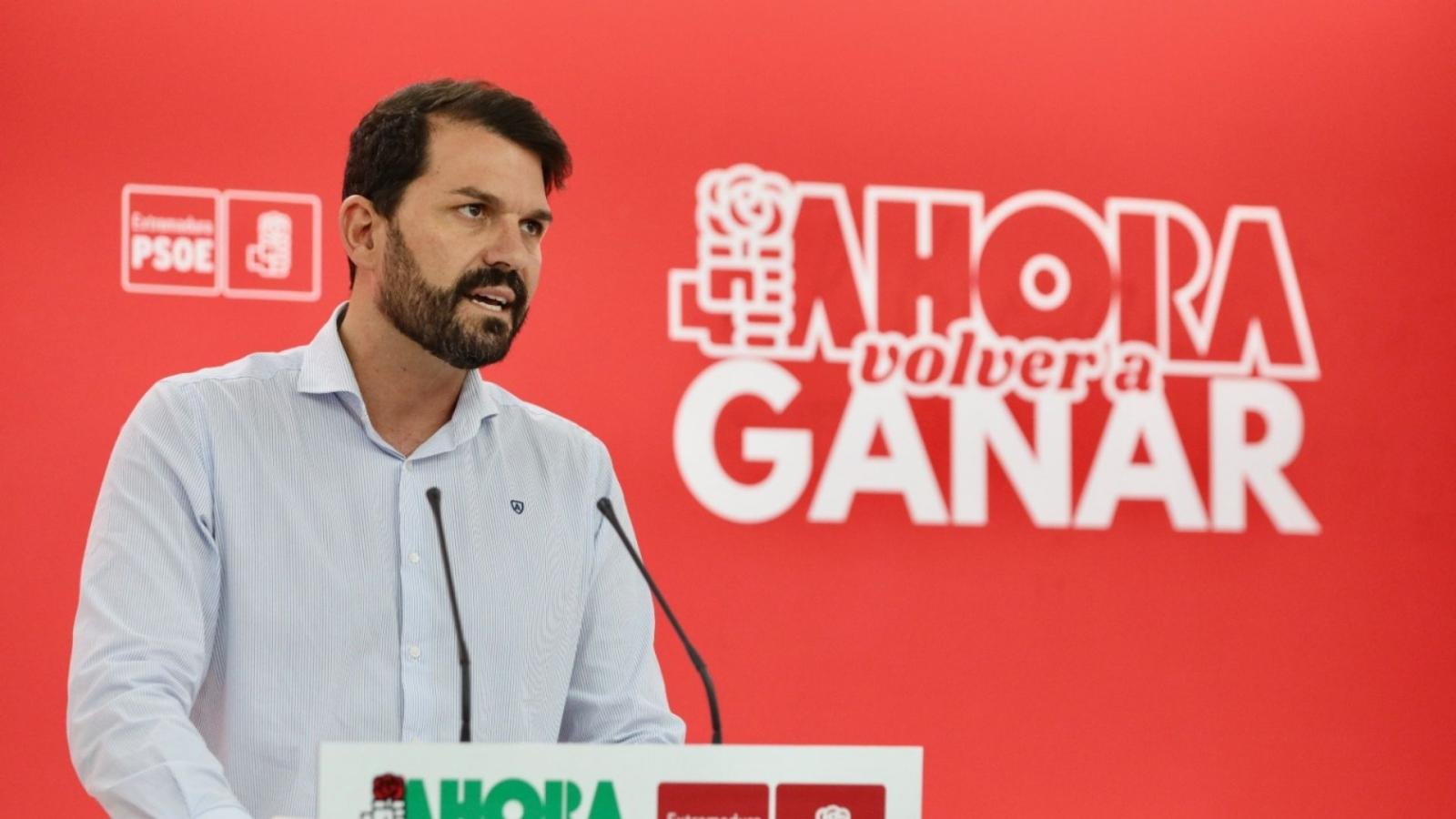 Álvaro Sánchez Cotrina, secretario general del PSOE de Extremadura