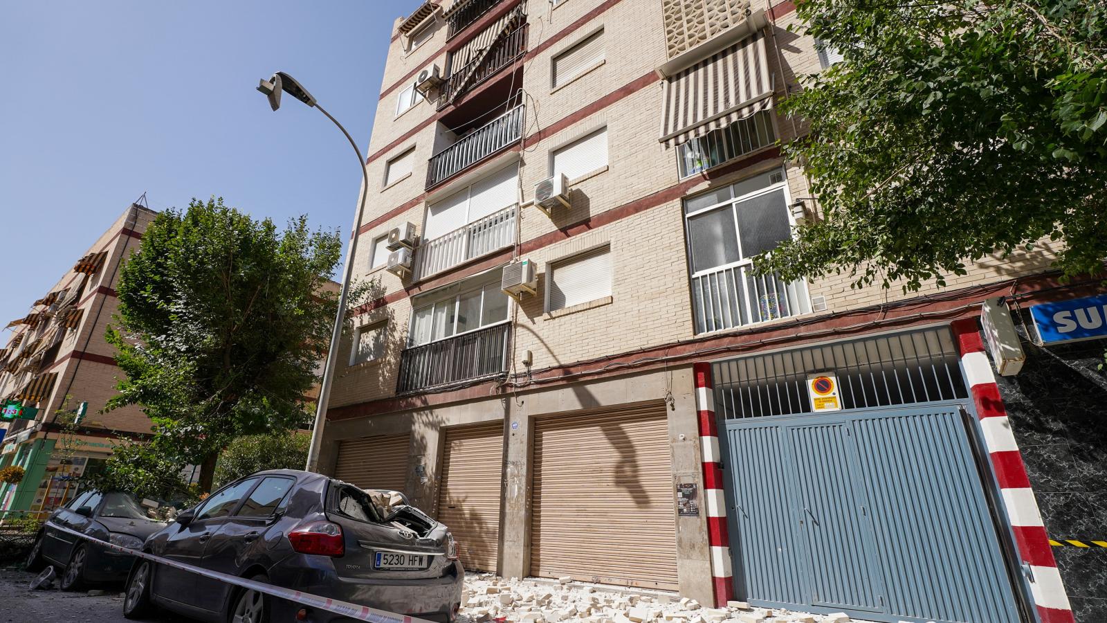 Imágenes de los destrozos causado por el terremoto. A 18 de agosto de 2026 en Granada