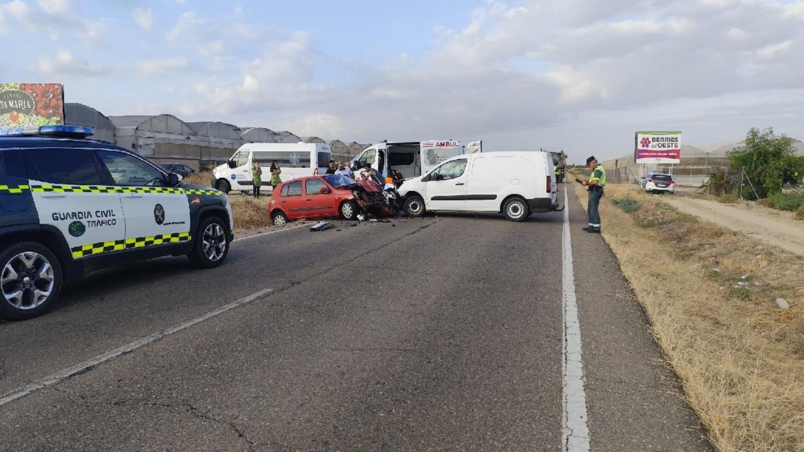 Accidente de tráfico en Don Benito