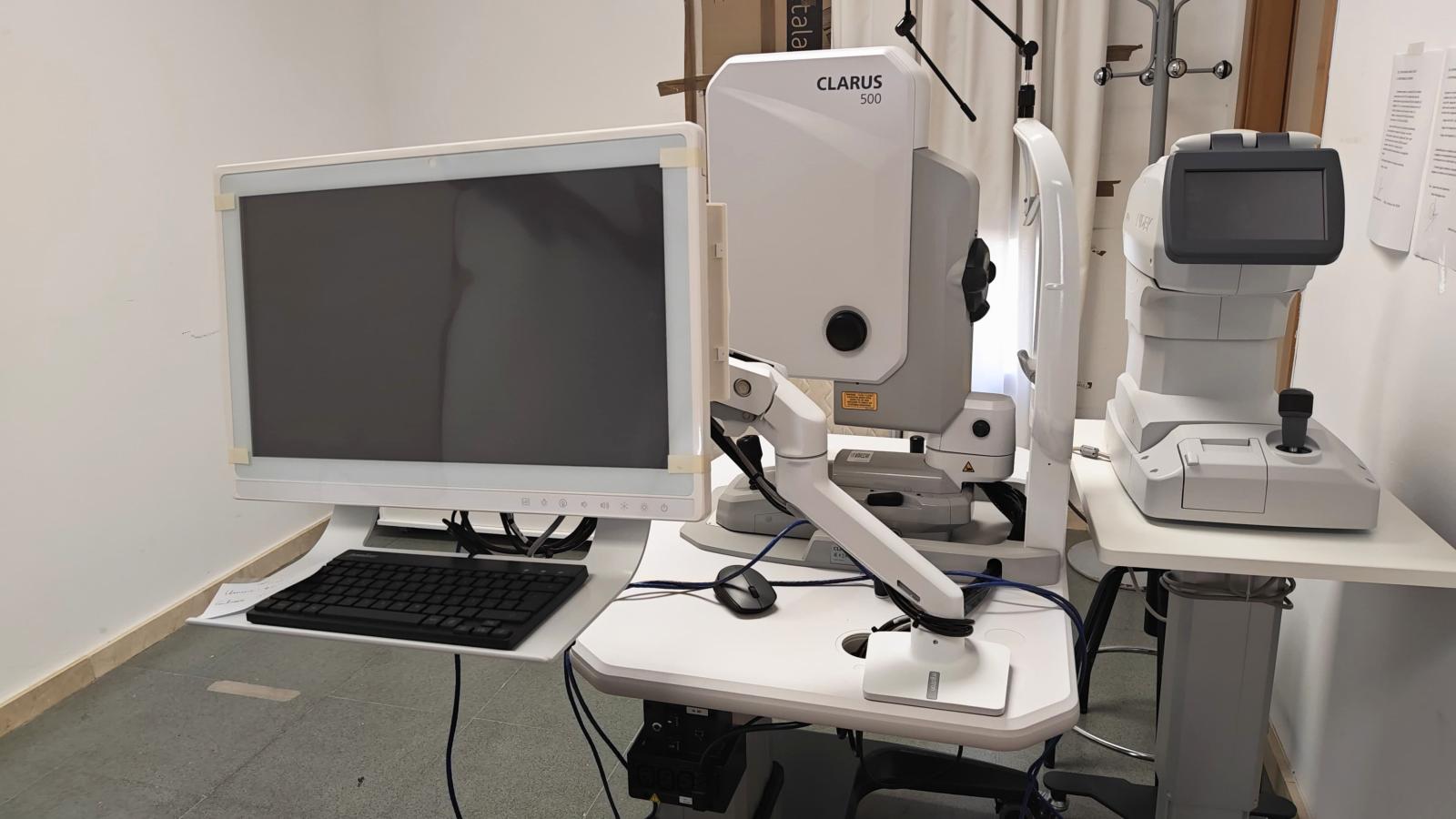 Retinógrafos nuevos en los centros de salud. 
