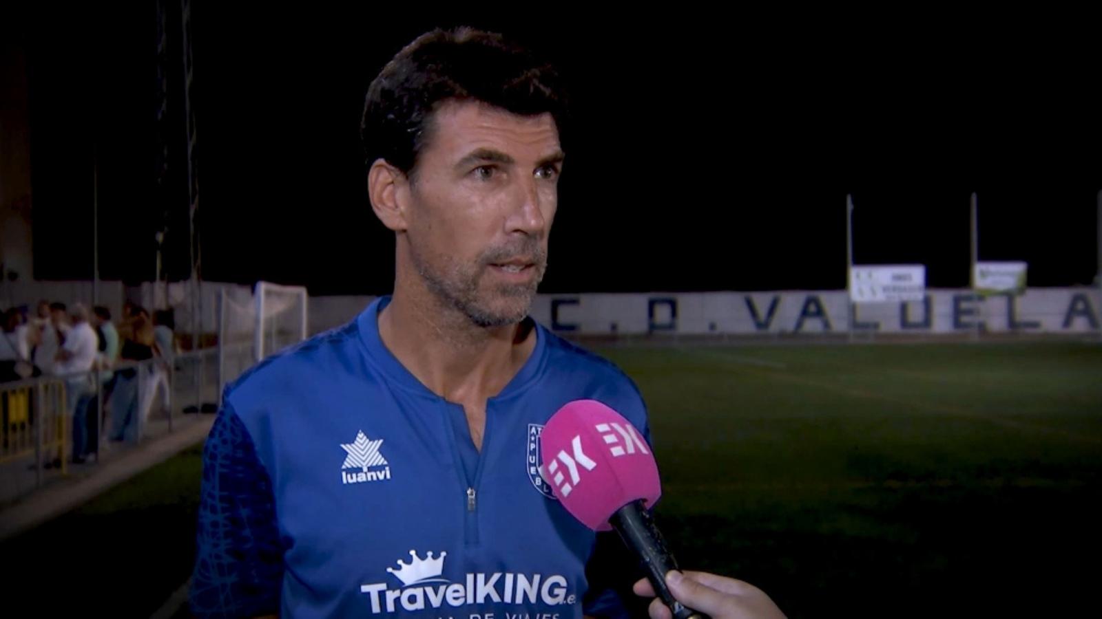Valentín García, entrenador del Atlético Pueblonuevo