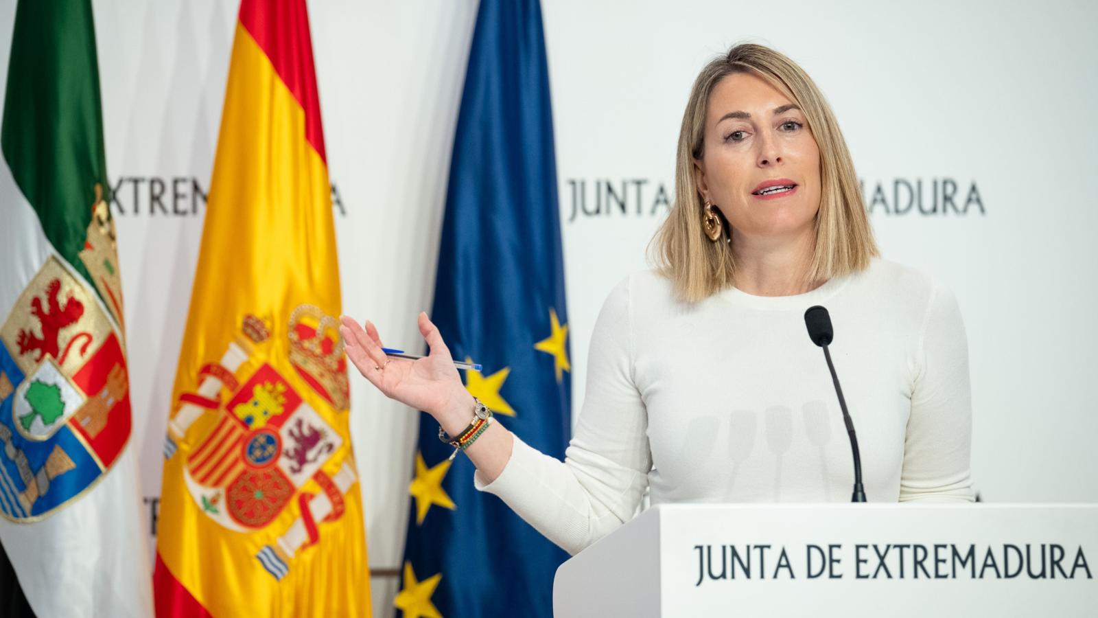 María Guardiola, presidenta de la Junta