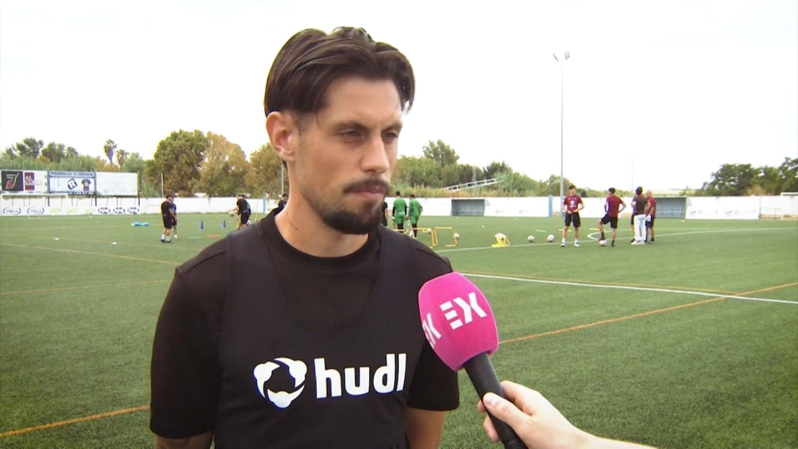 Carlos Beitia, jugador del CD Badajoz