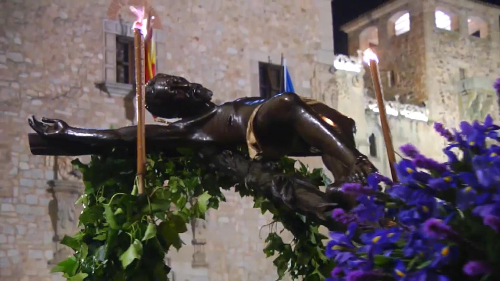El Cristo Negro recorrerá las calles de Cáceres en una procesión extraordinaria 
