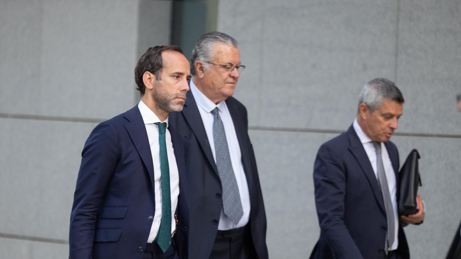 El presidente de Plus Ultra, Julio Martínez Sola, a su llegada a la Audiencia Nacional