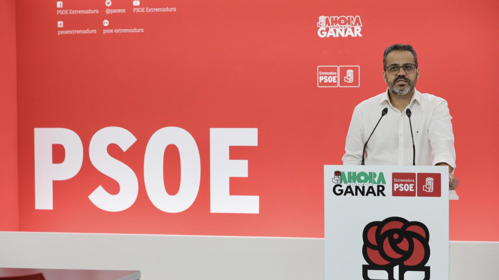 Manuel González Andrade, portavoz del PSOE de Extremadura