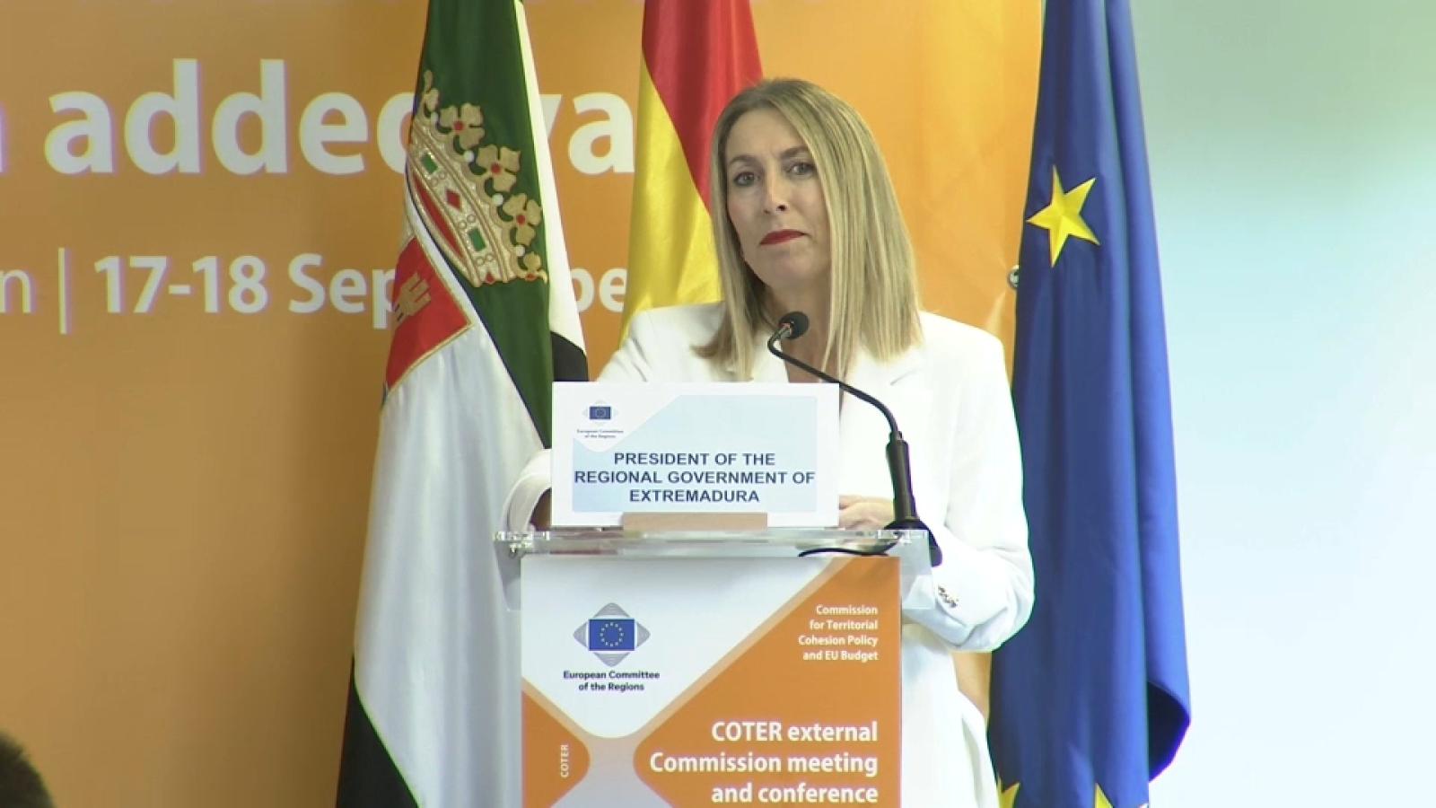 María Guardiola, presidenta de la Junta de Extremadura