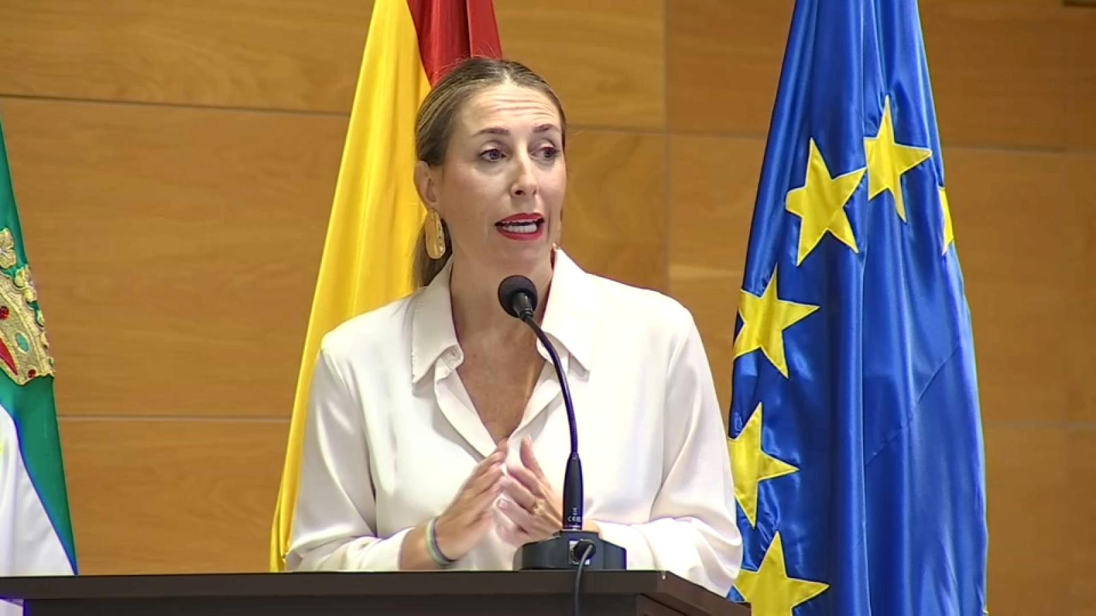 María Guardiola, presidenta de la Junta de Extremadura