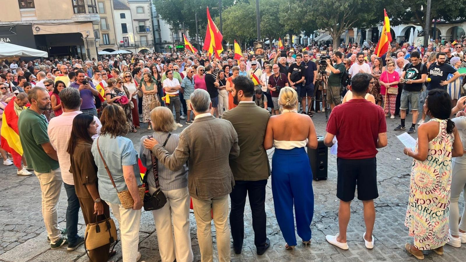 Concentración en Plasencia para apoyar a Ceuta