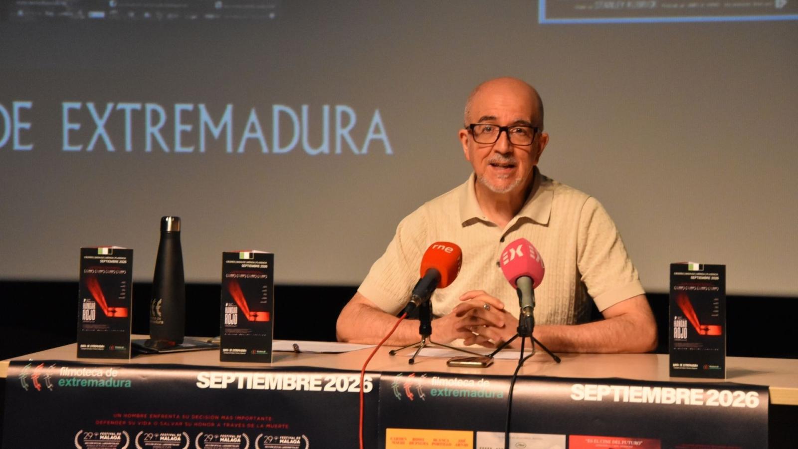 Antonio Gil Aparicio, director de la Filmoteca de Extremadura
