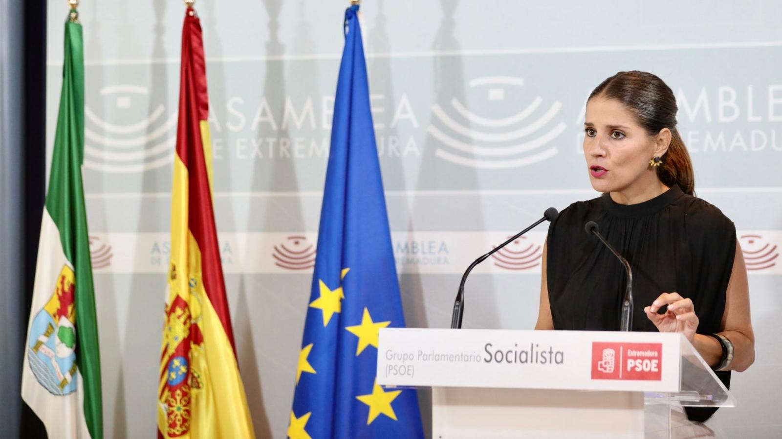Isabel Gil Rosiña, portavoz del PSOE de Extremadura