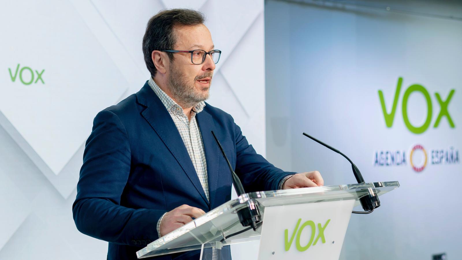 El portavoz de Vox, José Antonio Fúster. Imagen de Archivo. 