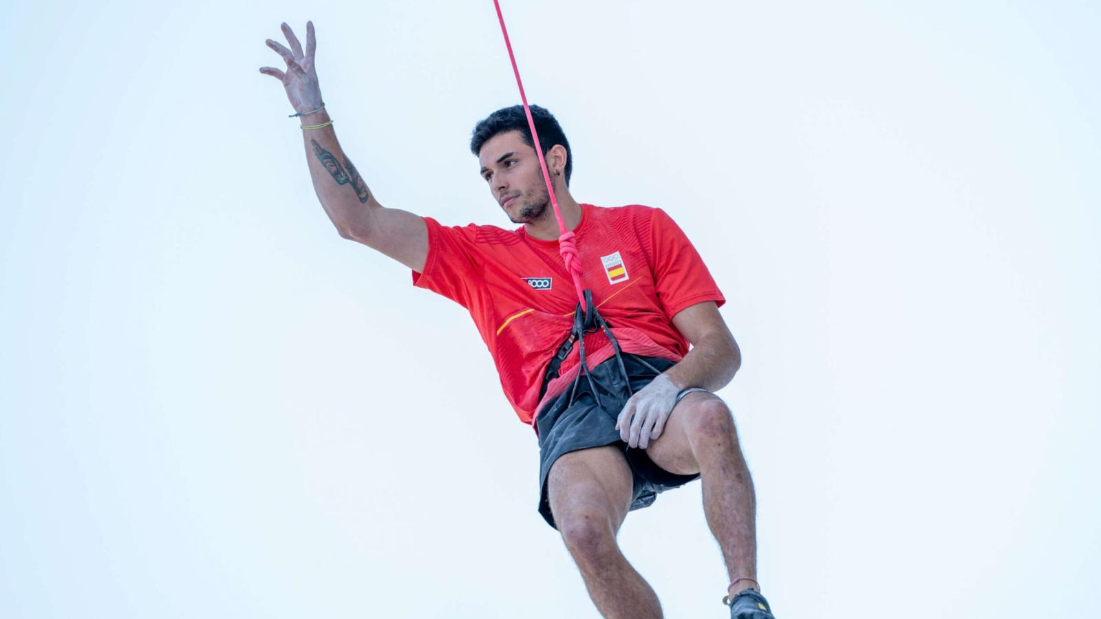 Alberto Ginéz López, campeón olímpico de escalada.