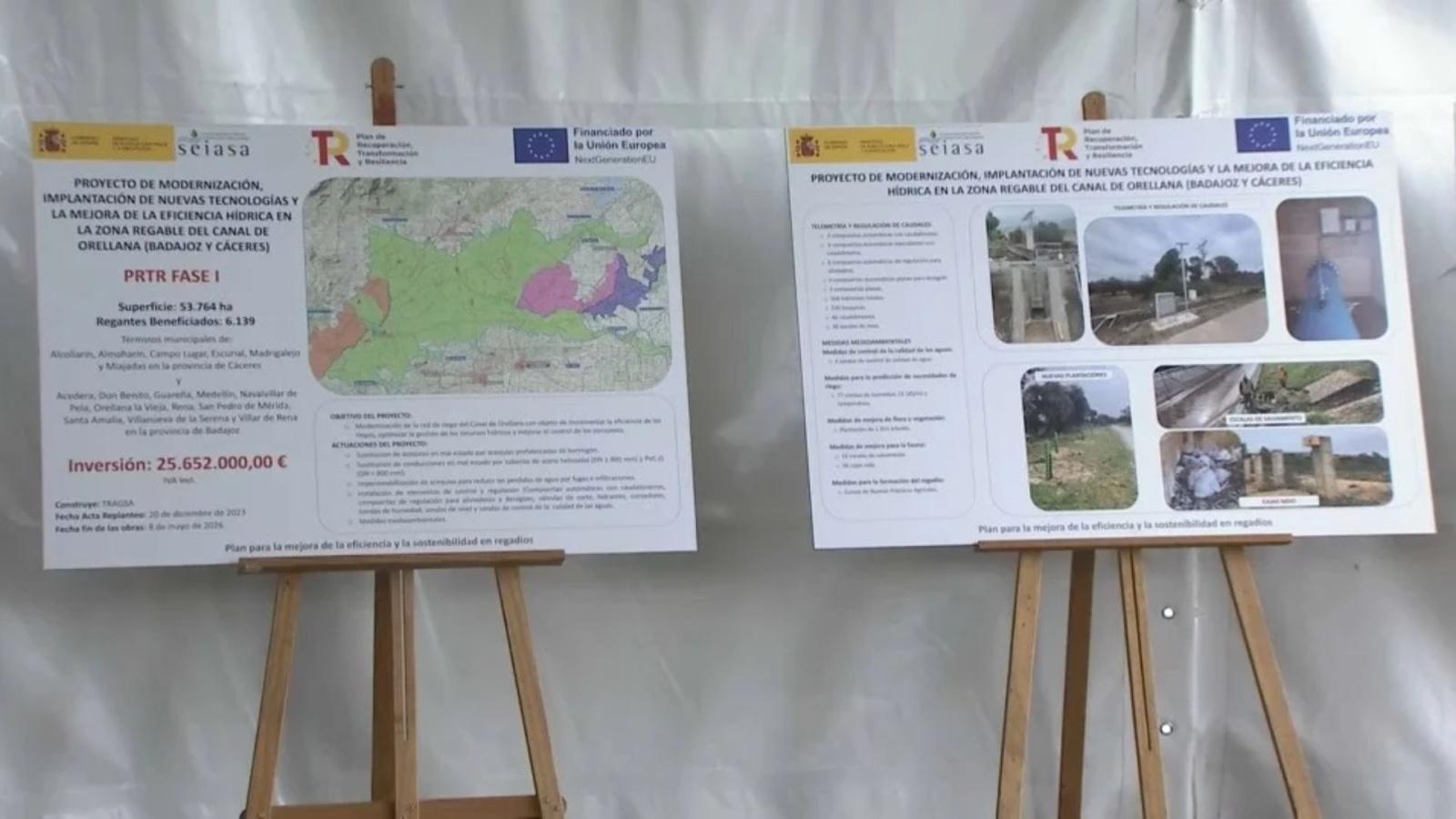 El regadío de Orellana estrena su modernización tras una inversión de más de 25 millones